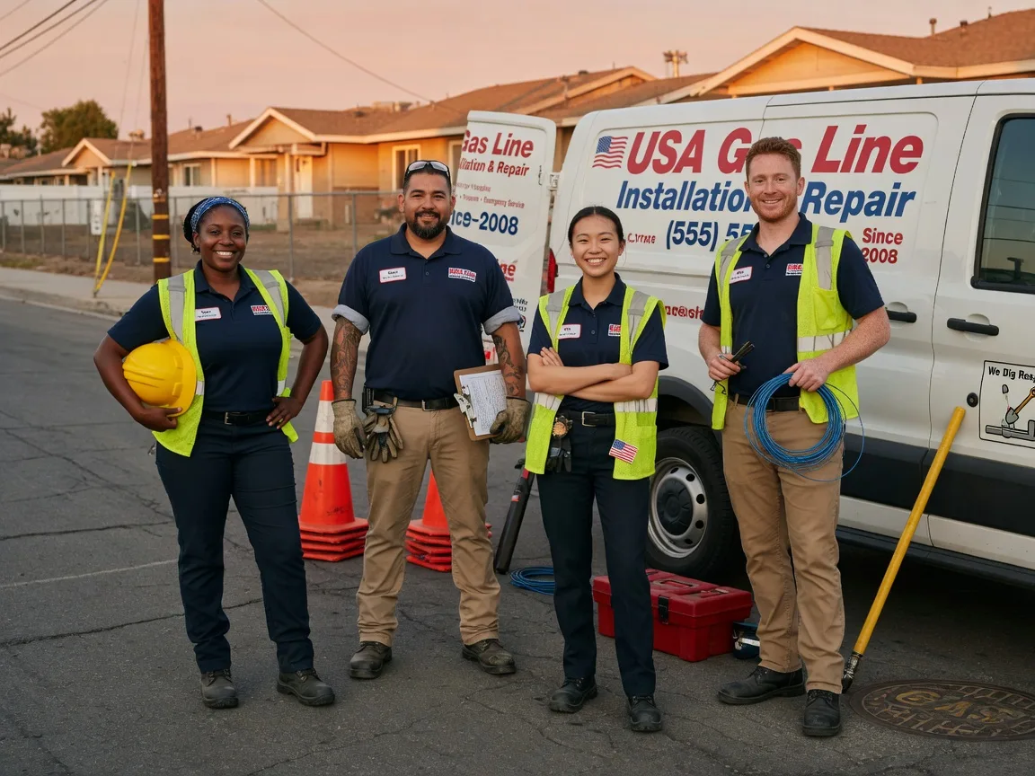 Gas Line Installation company in Laton, CA